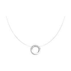 Колье из серебра с бриллиантами (Арт.94-270-02695-1)