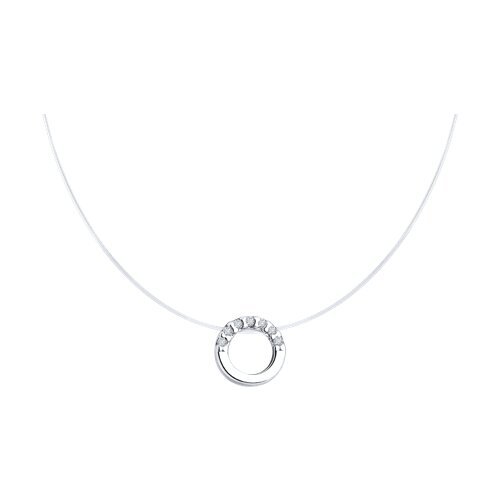 Колье из серебра с бриллиантами (Арт.94-270-02695-1)
