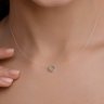 Колье из серебра с бриллиантами (Арт.94-270-02695-1)