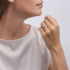 Обручальное кольцо из белого золота «Аллианс Чистоты» SOKOLOV (арт.112056-01)
