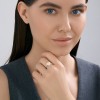 Кольцо из серебра с фианитом «Солнечное сердце» Соколов (арт. 94014489-91)