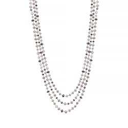 Ожерелье из серебра с шпинелью (Арт.nl_tw3r_kl_lb_sp_pink)