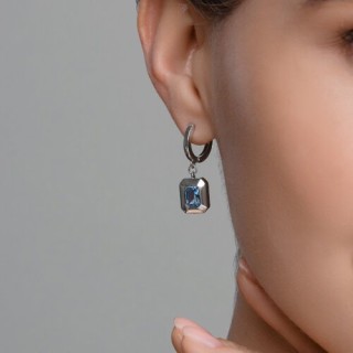 Серьги из серебра с фианитами «Ледяной Блеск» Соколова (арт.94026869)