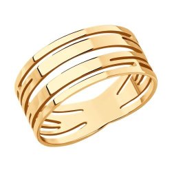 Кольцо из золочёного серебра (Арт.93-110-01608-1)