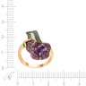 Кольцо из золота с аметистом и бриллиантом (Арт.r38456a014rb001_ko_ps_am_tv_pink)
