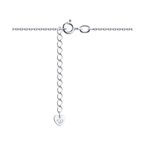 Колье из белого золота с бриллиантом (Арт.1070285-3)