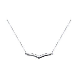 Колье из серебра с фианитами (Арт.94-170-01595-1)
