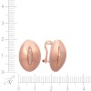 Серьги золотые с бриллиантами «Розовый Овал» MyJewels (арт.SV_207E_SR_PINK)