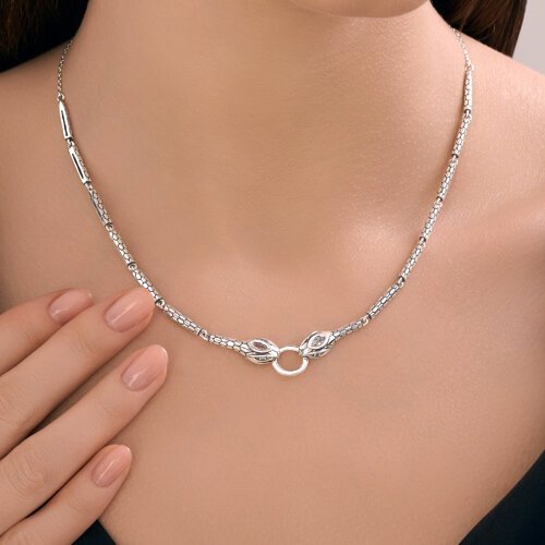 Колье из серебра с фианитами (Арт.95070027)