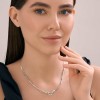 Колье из серебра с фианитами «Змеиное созвучие» Соколов (арт.95070027)