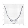 Колье из серебра с фианитами (Арт.95070027)