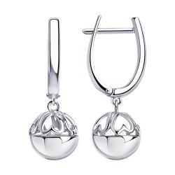 Серьги из серебра (Арт.94-121-00960-1)