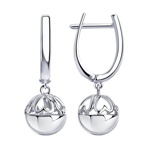 Серьги из серебра (Арт.94-121-00960-1)