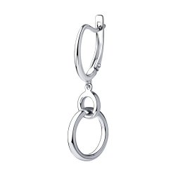 Серьга из серебра (Арт.94170082)
