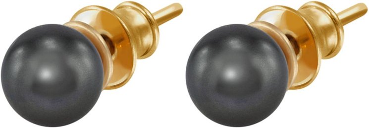Серьги из серебра с жемчугом (Арт.aas-15-6-32-g)