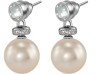 Серьги серебряные с жемчугом и куб. цирконием «Pearl Kiss 4S» Rivoli (арт.ABS-3-10-4-S)