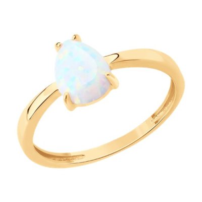 Кольцо золото 585 с опалом «Сияние Мечты» Соколов (арт.717190)