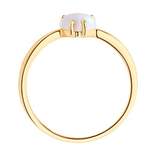 Кольцо золото 585 с опалом «Сияние Мечты» Соколов (арт.717190)