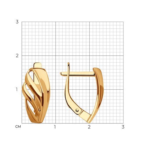 Серьги из золота (Арт.0200106)