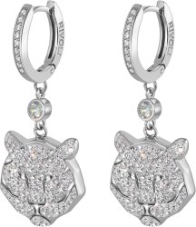 Серьги из серебра с кристаллом swarovski Русские Самоцветы (Арт.sws-tg-4-16-5-s)