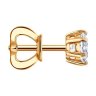 Серьга из золота с бриллиантом выращенным (Арт.9170002-5)