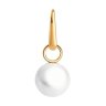 Подвеска из золочёного серебра с жемчугом (Арт.93-330-02679-1)