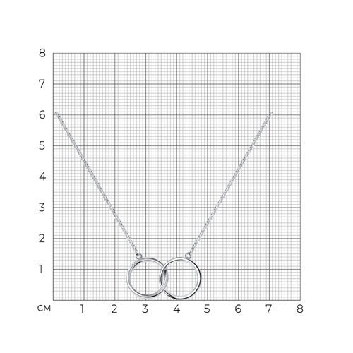 Колье из серебра (Арт.94070531)