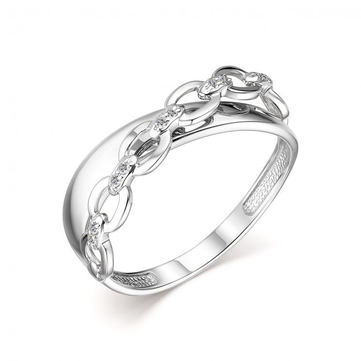 Золотое кольцо с бриллиантом Алькор КЮЗ (Золото) 14012-200