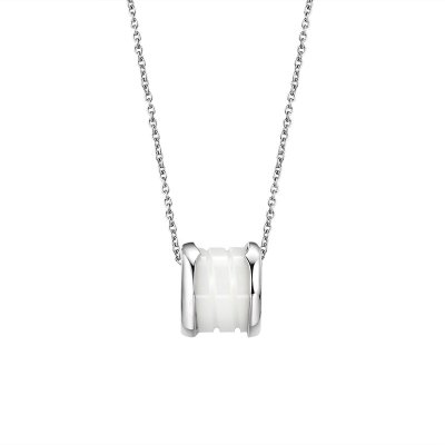 Ожерелье из серебра с керамикой (Арт.tc-n01484-w-w-x-x-x)