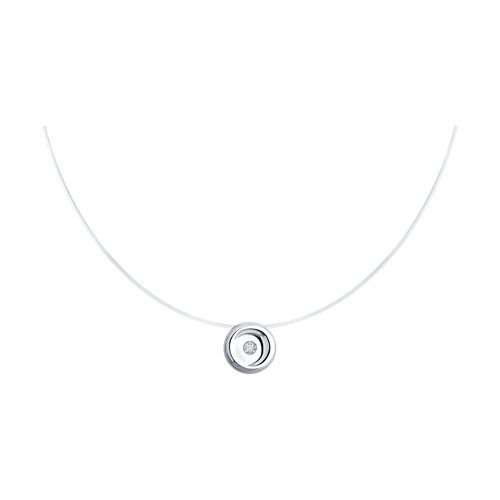 Колье из серебра с бриллиантом (Арт.94-270-02699-1) Колье из серебра с бриллиантом (Арт.94-270-02699-1)