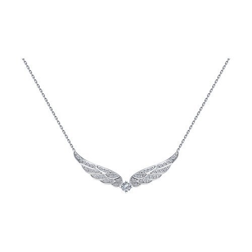 Колье из белого золота с бриллиантами (Арт.1070177-3)
