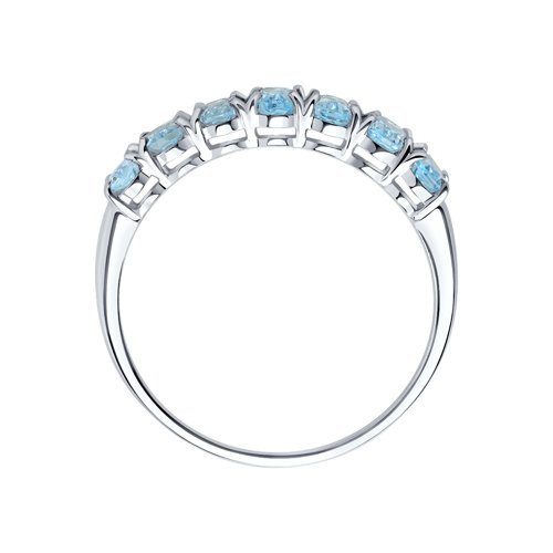 Кольцо из серебра с топазами (Арт.92010892)