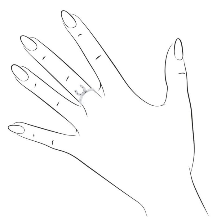 Кольцо Серебряные крылья (Арт.01rp158-181)