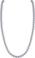 Ожерелье из ювелирного сплава с жемчугом и кристаллом swarovski (Арт.21l-ms-17)