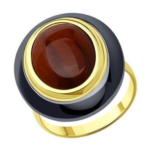 Кольцо из золочёного серебра (Арт.93-310-01694-1)