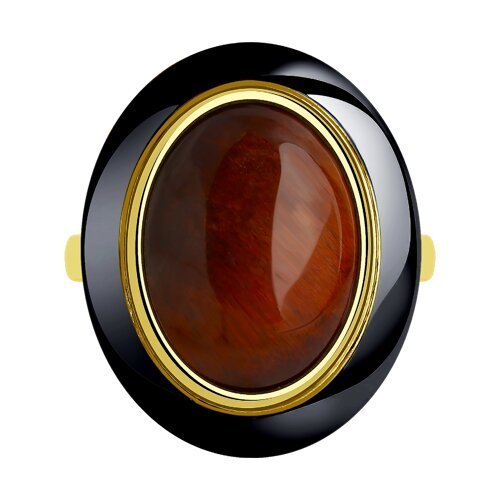 Кольцо из золочёного серебра (Арт.93-310-01694-1)