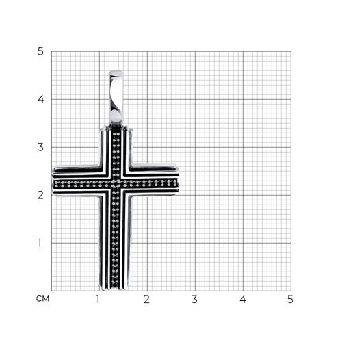 Подвеска из серебра с фианитами (Арт.95-130-02153-1)