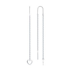 Серьги из серебра (Арт.94-123-01430-1)