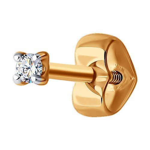 Серьга из золота с бриллиантом (Арт.51-227-01926-1)