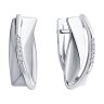 Серьги из серебра с бриллиантами (Арт.94-220-01747-1)