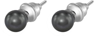 Серьги серебряные с чёрным жемчугом «Beautiful 32S» Rivoli (арт.AAS-15-6-32-S)