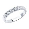 Кольцо из серебра с фианитами (Арт.94013551)