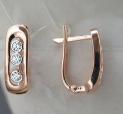Серьги Эстет (Арт.01s1113121r)