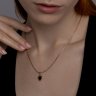 Подвеска золотая пробы 585 с агатом (Арт.732898)
