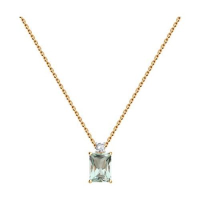 Колье золотое пробы 585 с празиолитом (Арт.77-00022)