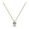 Колье золотое пробы 585 с празиолитом (Арт.77-00022) Колье золотое пробы 585 с празиолитом (Арт.77-00022)