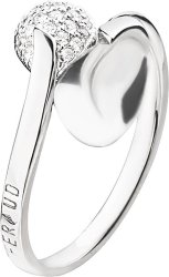 Кольцо из белого золота с бриллиантом и кварцем (Арт.sy004gdb2_54)