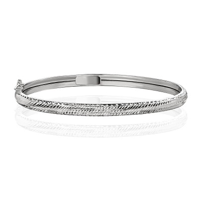 Браслет без вставки из белого золота «Stylish Line» Эстет (арт.01Б722927)