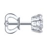 Серьга из белого золота с бриллиантом выращенным (Арт.9170003-3-5)