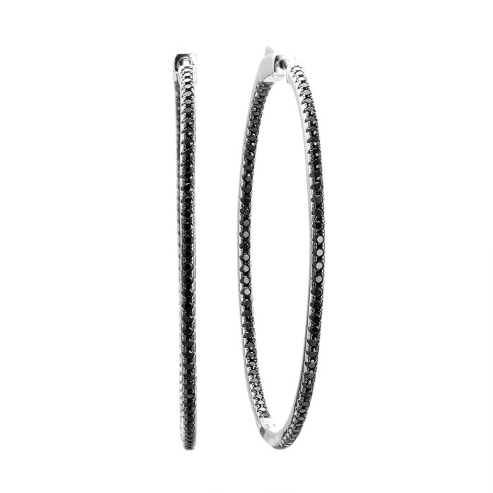 Серьги из серебра с шпинелью (Арт.cz-e04451-x-wb-x-x-b)